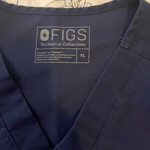 Figs Technical Collection Deep Blue Scrub Top XL